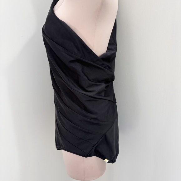 Summersalt The Sidestroke One Piece Swimsuit Size 22 Sea Urchin Black NWOT - Picture 4 of 16